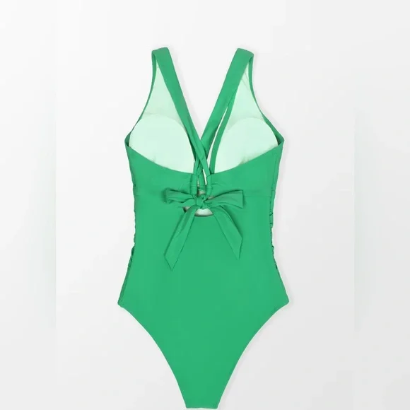 Green Tummy Control One Piece - Picture 7 of 8